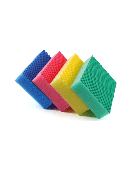 Eponge color clean HACCP sachet de 4 Eponge color clean HACCP sachet de 4