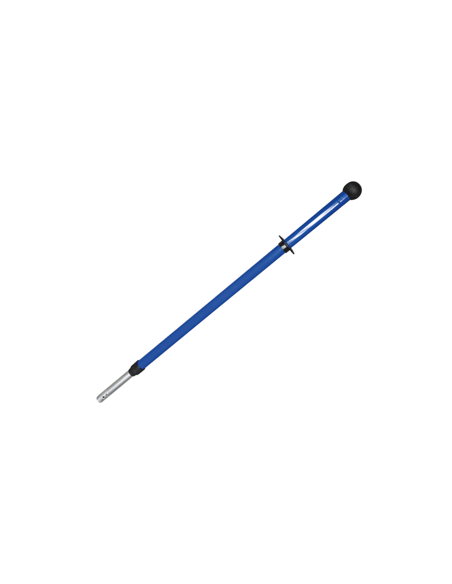 MANCHE télescopique 2x0,80m avec boule tournante BLEU