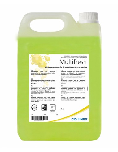 Multifresh 5 litres nettoie tout