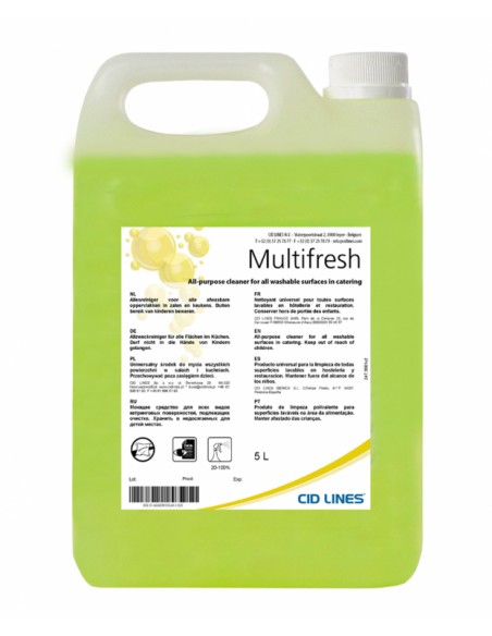 Multifresh 5 litres nettoie tout Multifresh 5 litres nettoie tout