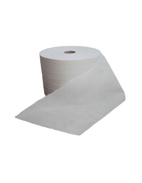 Bobine ouate d'essuyage industriel 1000 formats blanche - formats 20 x 30 cm - 2