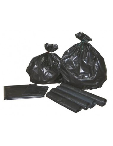 SACS POUBELLE NOIRS 110 LITRES QUALITE BD 40µ