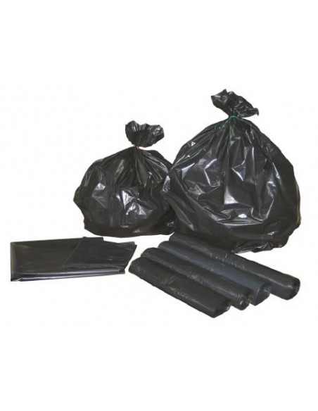 SACS POUBELLE NOIRS 110 LITRES QUALITE BD 40µ SACS POUBELLE NOIRS 110 LITRES QUALITE BD 40µ
