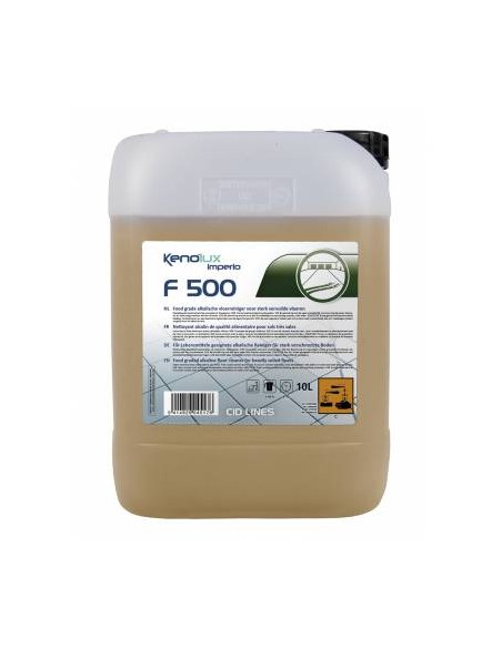 F500 Nettoyant alcalin pour enlever les traces de pneu et les salissures intensives.