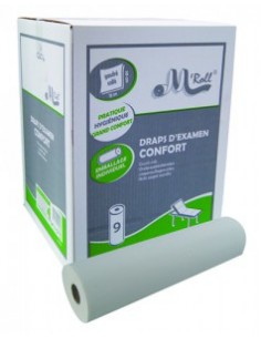DRAPS D'EXAMEN x 9 ROULEAUX