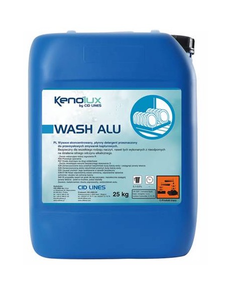 Détergent alcalin concentré non moussant pour les laves vaisselle Wash Alu