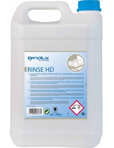 Liquide rinçage pour les lave-vaisselles à l'eau dure Rinse HD